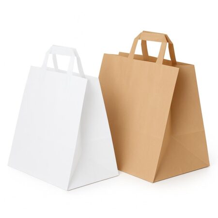 Bolsas De Papel Base Ancha Versatilidad y Estilo